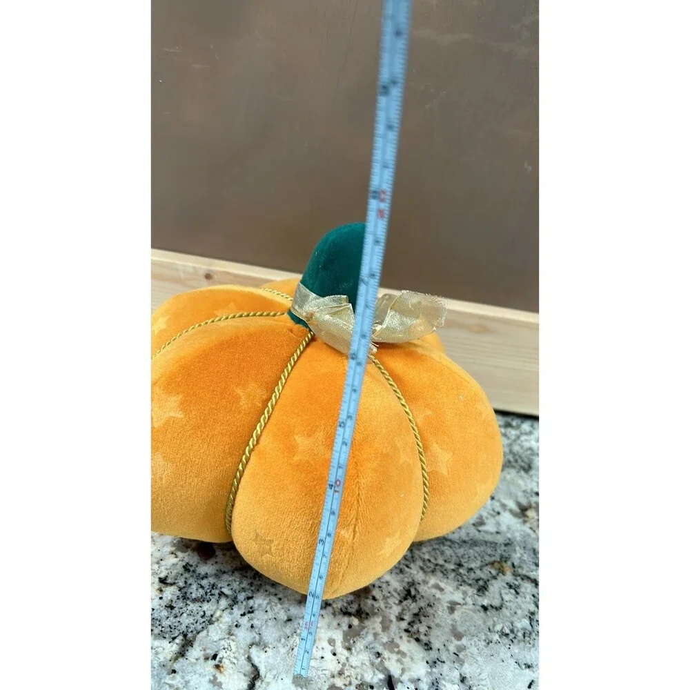 Set of 2 Hallmark Plush Pumpkins